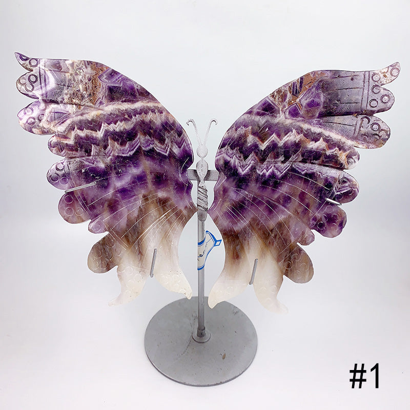 Natural Dream Amethyst Butterfly Wings