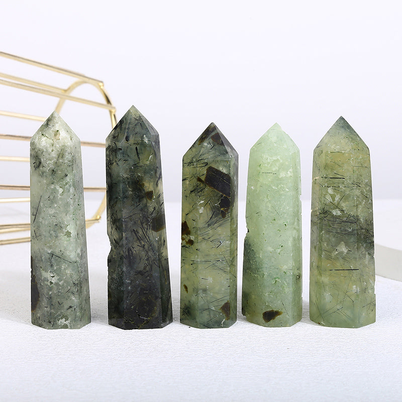 Beautiful Prehnite Tower/Point