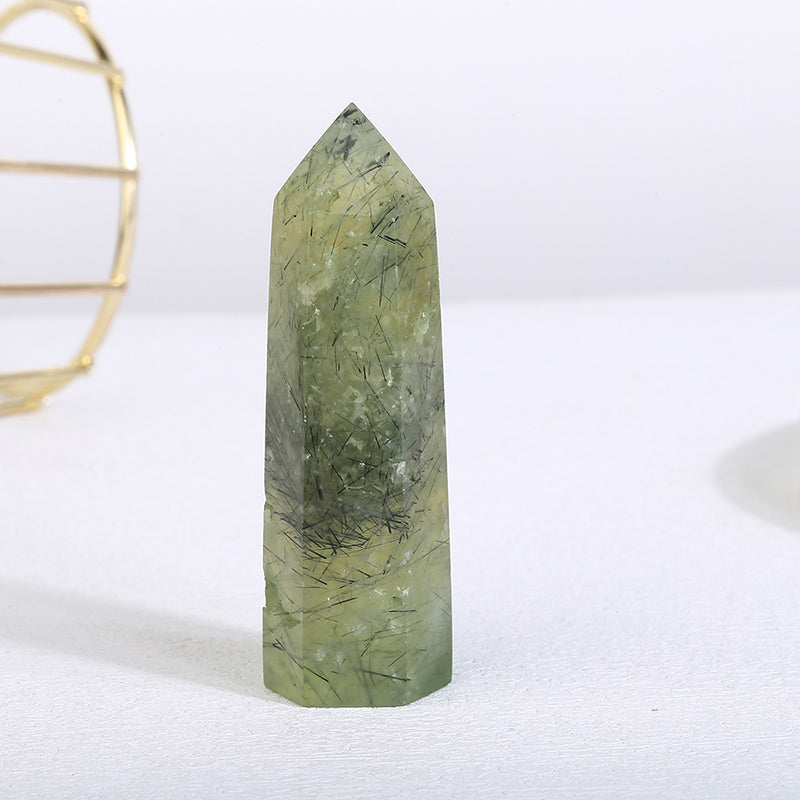 Beautiful Prehnite Tower/Point