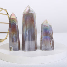 Load image into Gallery viewer, Beautiful Auru Flower Agate Tower/Point