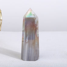 Load image into Gallery viewer, Beautiful Auru Flower Agate Tower/Point