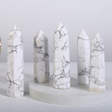 Load image into Gallery viewer, Beautiful Natural Howlite Tower/Point