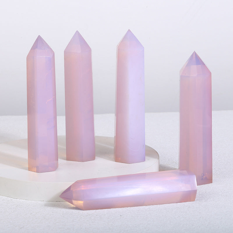 Beautiful Pink Opalite Tower/Point