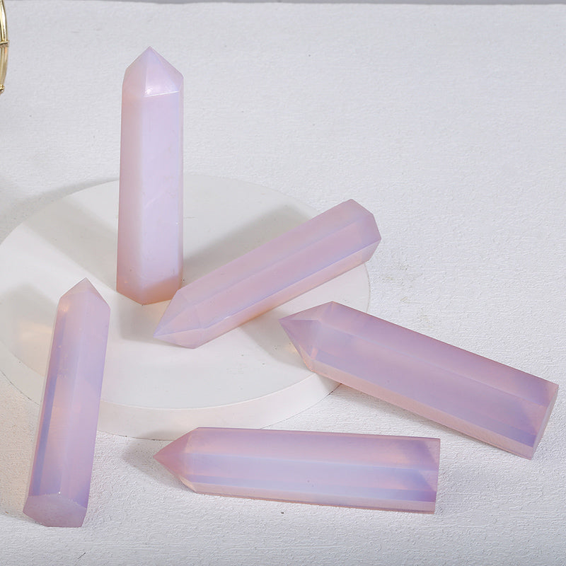 Beautiful Pink Opalite Tower/Point