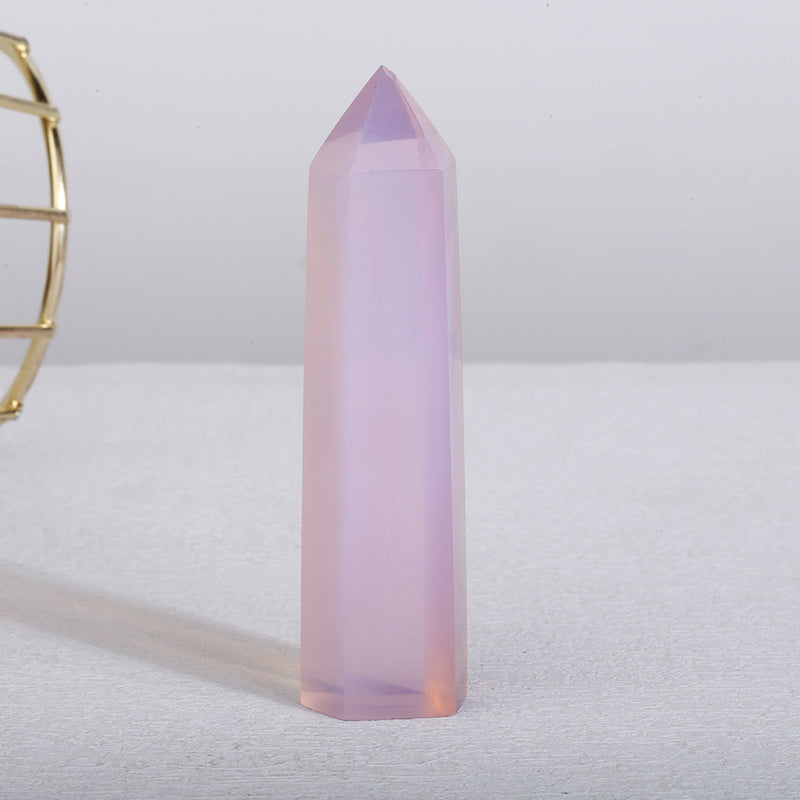 Beautiful Pink Opalite Tower/Point