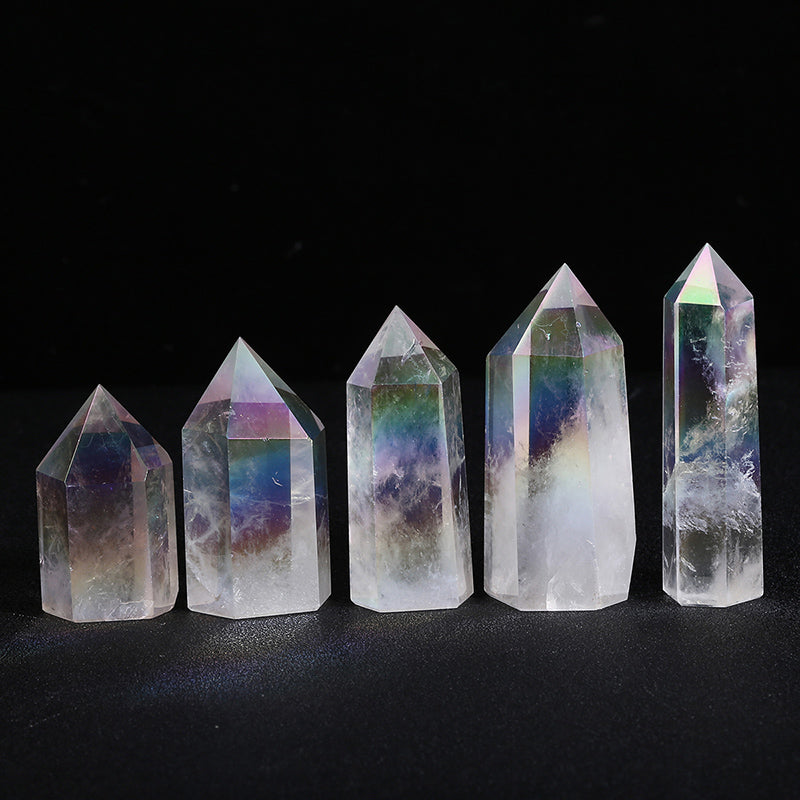 Beautiful Aura Clear Quartz Tower/Point