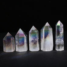 Load image into Gallery viewer, Beautiful Aura Clear Quartz Tower/Point