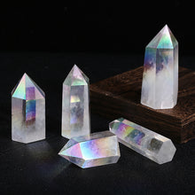 Load image into Gallery viewer, Beautiful Aura Clear Quartz Tower/Point