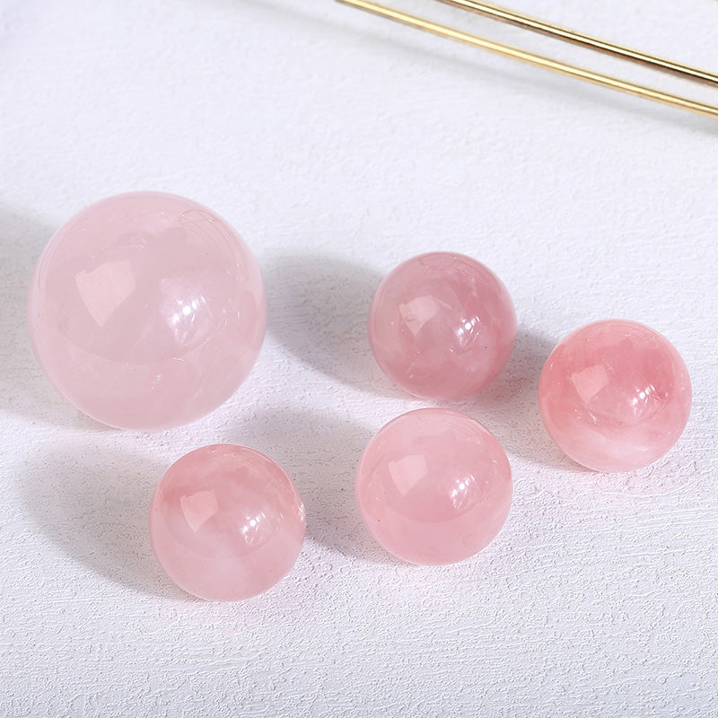 Beautiful Rose Quartz Sphere