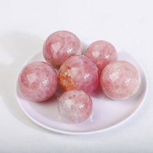 Load image into Gallery viewer, Beautiful Rose Quartz With Flower Agate Sphere