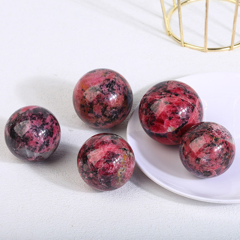 Beautiful Rhodonite Sphere