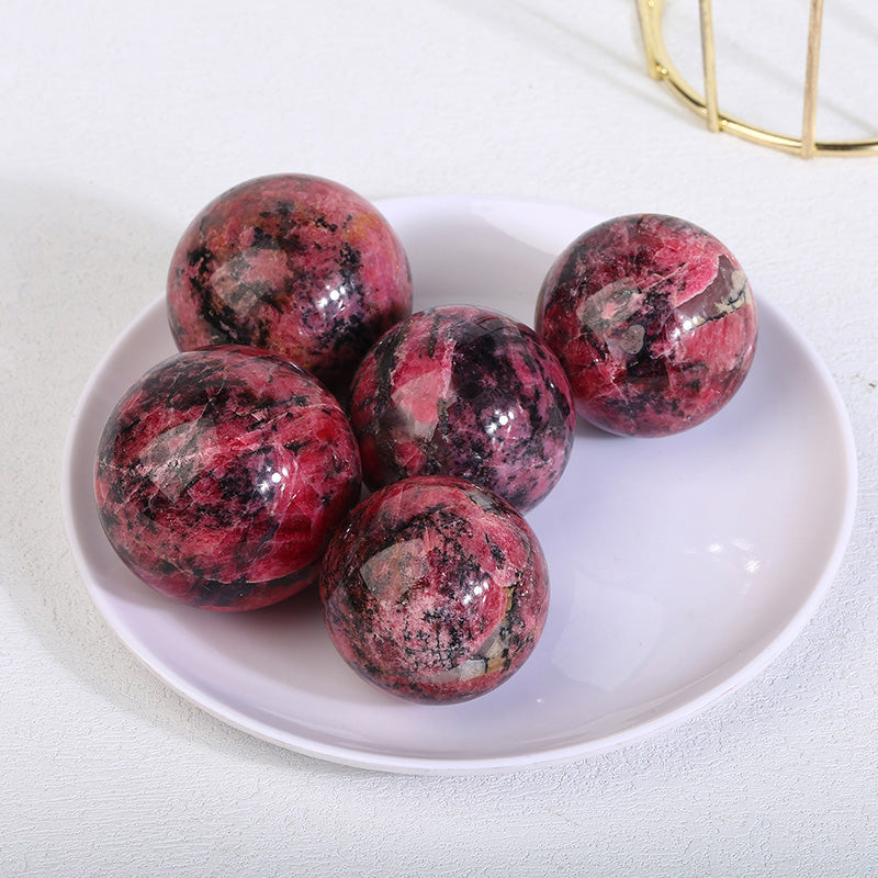 Beautiful Rhodonite Sphere