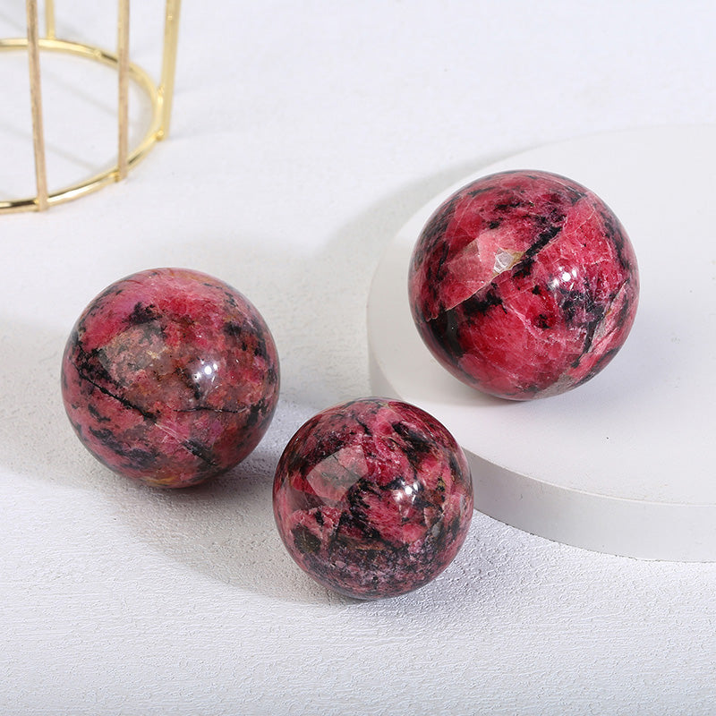 Beautiful Rhodonite Sphere