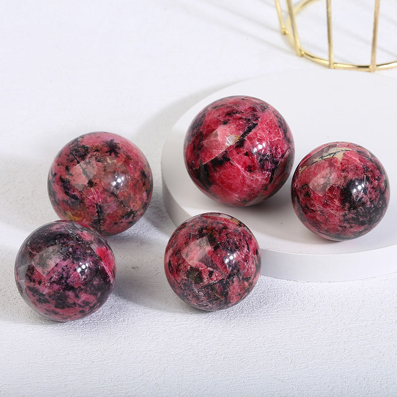 Beautiful Rhodonite Sphere