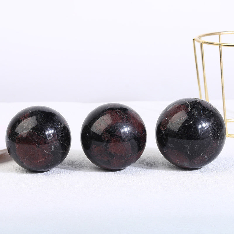 Fireworks Garnet Sphere