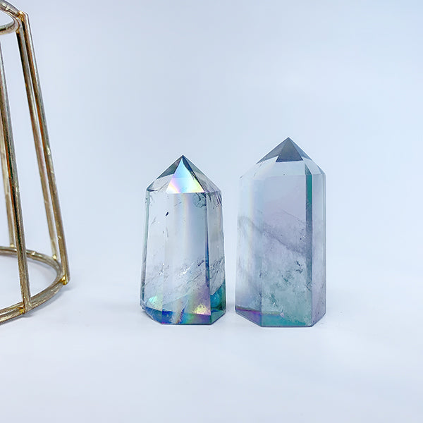 Aura Clear Quartz Tower/Point