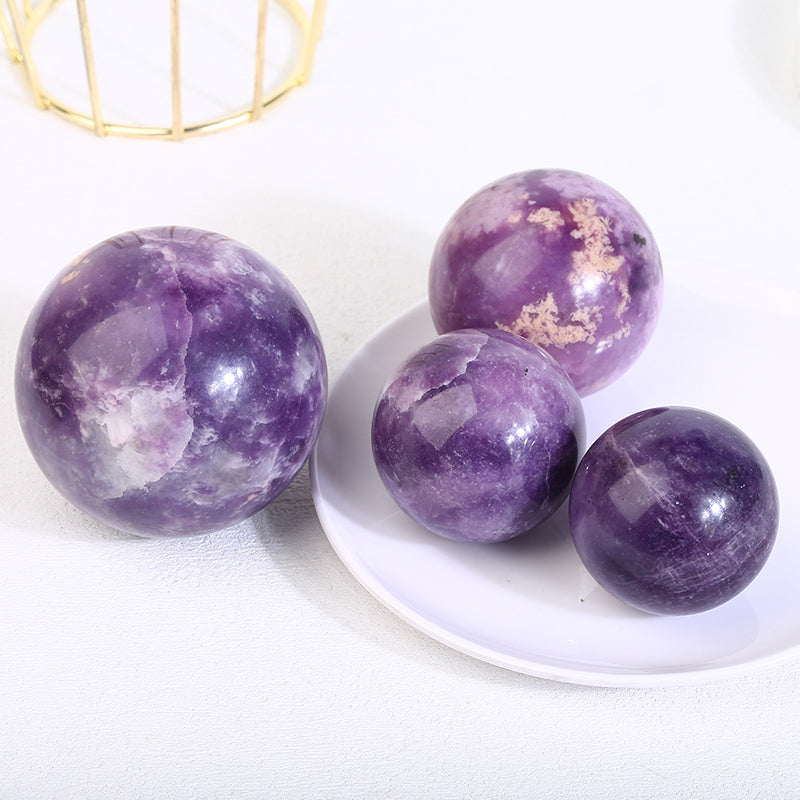 Lepidolite Sphere