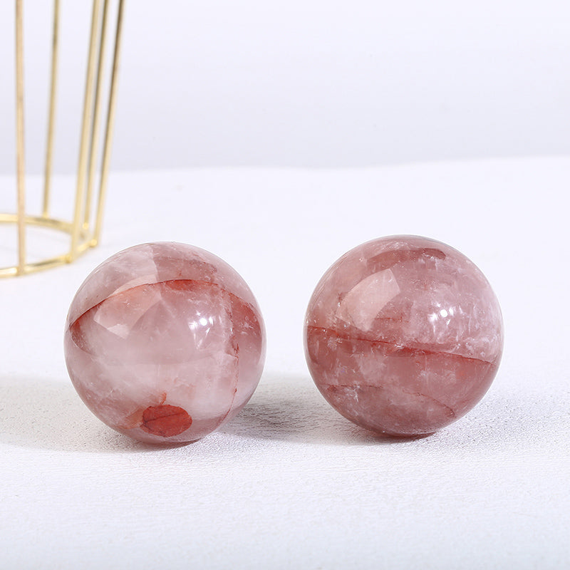 Fire Quartz Sphere