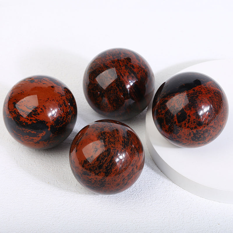 Mahogany Obsidian  Sphere