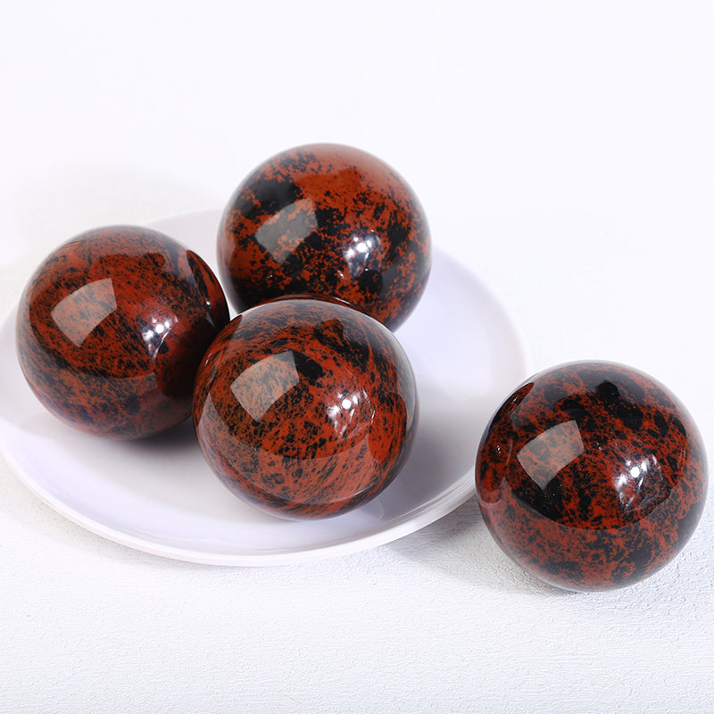 Mahogany Obsidian  Sphere