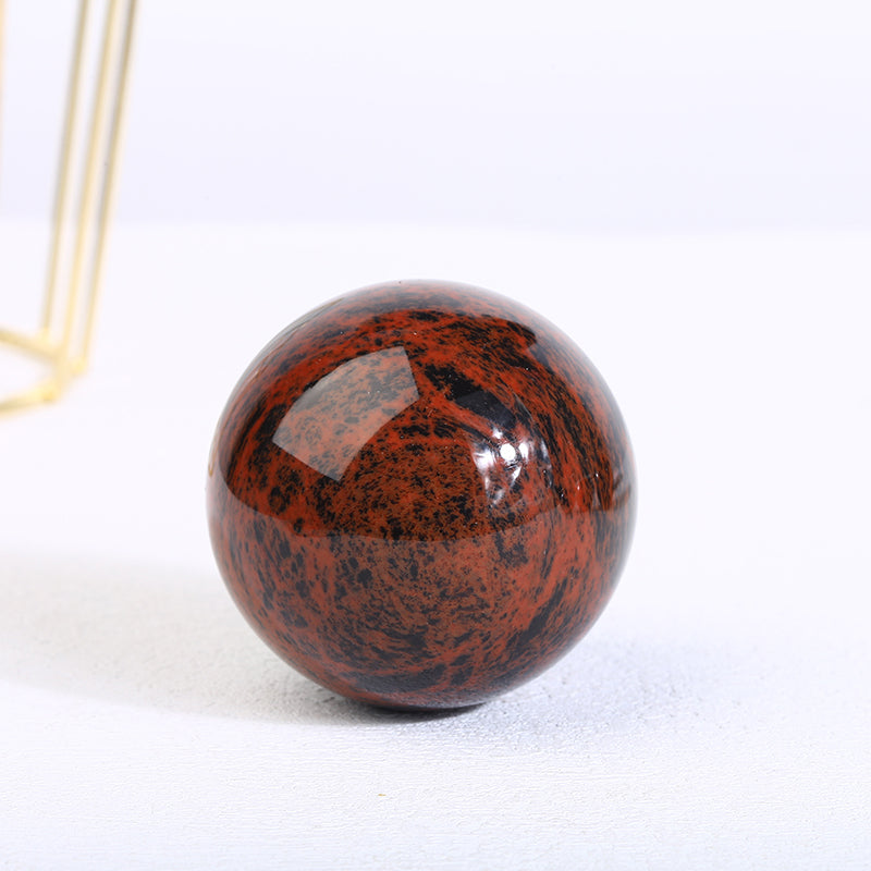 Mahogany Obsidian  Sphere