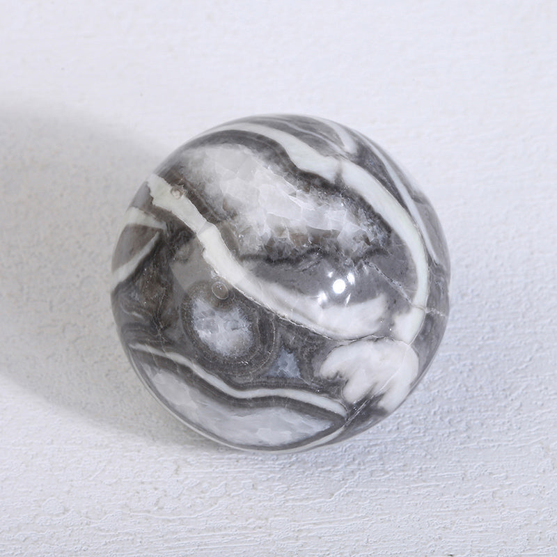 Shell Jasper Sphere