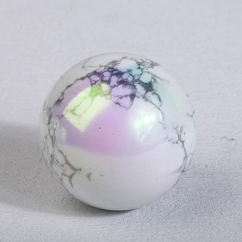 Aura  Howlite Sphere