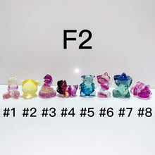 Load image into Gallery viewer, Mini Fluorite Carving F-K