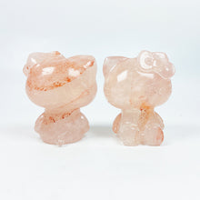 Load image into Gallery viewer, Fire Quartz Hello Kitty Carving