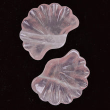 Load image into Gallery viewer, Beautiful Rose Quartz Shell Carvings