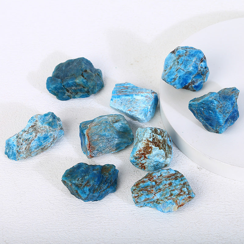 Blue Apatite Raw Stone