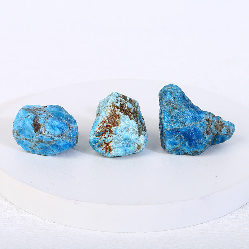 Blue Apatite Raw Stone