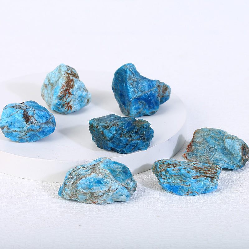 Blue Apatite Raw Stone