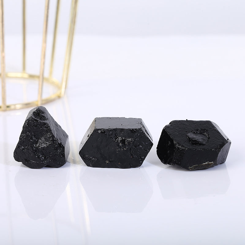 Black Tourmaline   Raw Stone