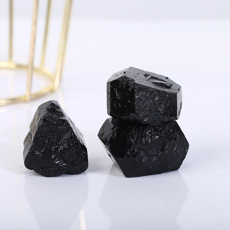 Black Tourmaline   Raw Stone