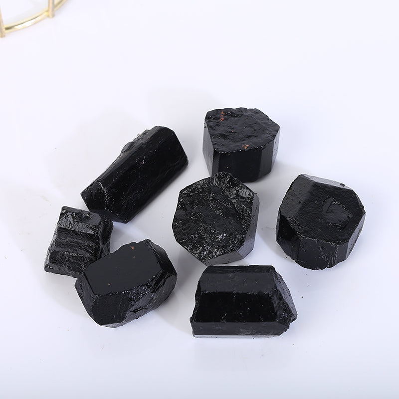 Black Tourmaline   Raw Stone