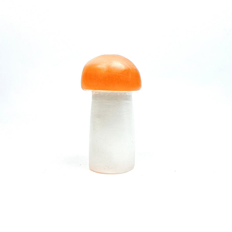 Beautiful Sselenite Mushroom Carving