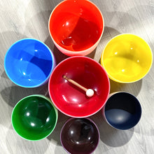 Load image into Gallery viewer, A Set Crystal Singing Bowl （7pcs）