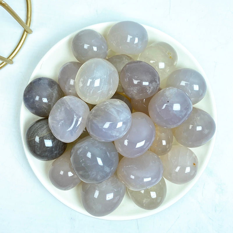 Natural Blue Rose Quartz Tumble