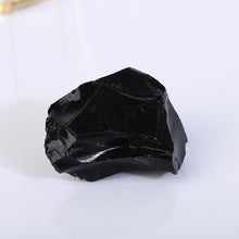 Load image into Gallery viewer, Black Obsidian  Raw Stone