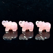 Load image into Gallery viewer, Beautiful Rose Qquartz Elephant Carvings