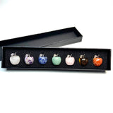 7 Chakra Crystal Apple Set