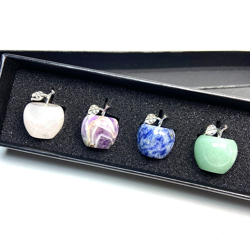 7 Chakra Crystal Apple Set