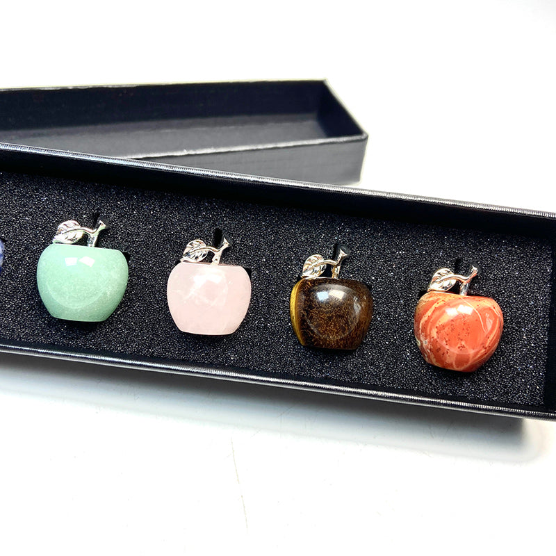 7 Chakra Crystal Apple Set