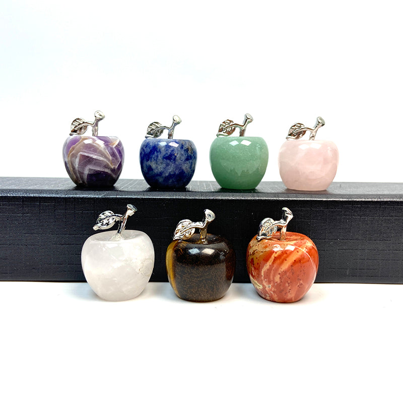 7 Chakra Crystal Apple Set