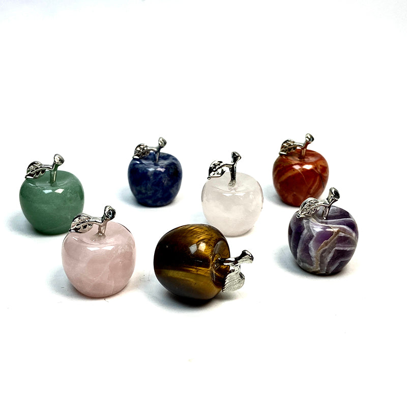 7 Chakra Crystal Apple Set