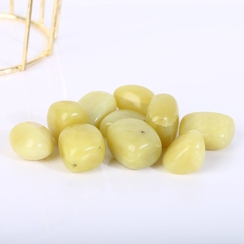 Lemon Yellow Jade Tumble