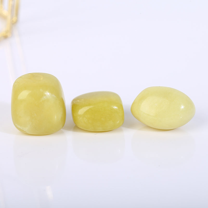 Lemon Yellow Jade Tumble