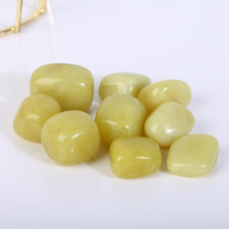 Lemon Yellow Jade Tumble