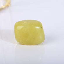 Load image into Gallery viewer, Lemon Yellow Jade Tumble